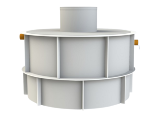 Септик J-6 вертикальний двохкамерний з поліпропілену