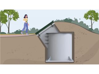 Погріб Kellari 7 – сучасний самонесучий льох для саду