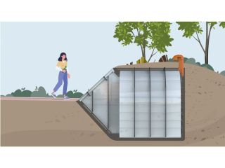 Компактний погріб для приватного будинку або дачі