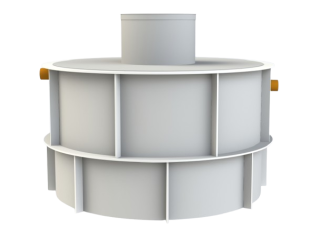 Пісковловлювач J-6 поліпропіленовий у повному вигляді