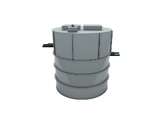 Автономна каналізація BIO CWT S-25 у зборі