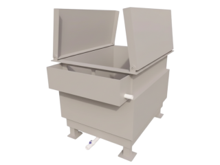 Промивна поліпропіленова ванна для очищення деталей від ECOSEP